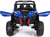 12v Blue Mini Moto UTV 4x4 (2.4ghz Remote Control) Electric Ride-On Vehicle - Two Seater for Toddlers
