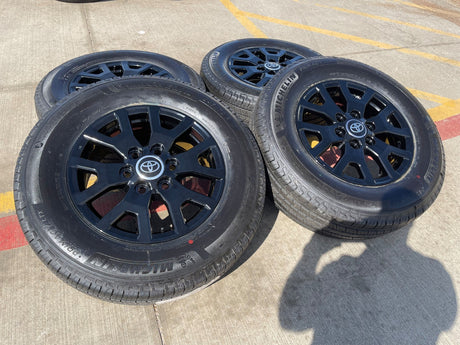 17" Toyota Tacoma 4Runner TRD OEM 10637 94254 wheels rims 2025 2026 NEW MICHELIN Texas Truck Tire