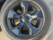 20" Ram 1500 OEM LIMITED Laramie wheels rims black 2675 2722 CONTINENTAL Texas Truck Tire