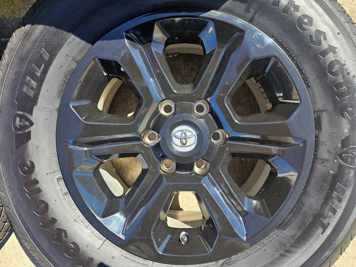 17" 4Runner Toyota Tacoma OEM wheels rims 75153 FJ FIRESTONE HLT Texas Truck Tire