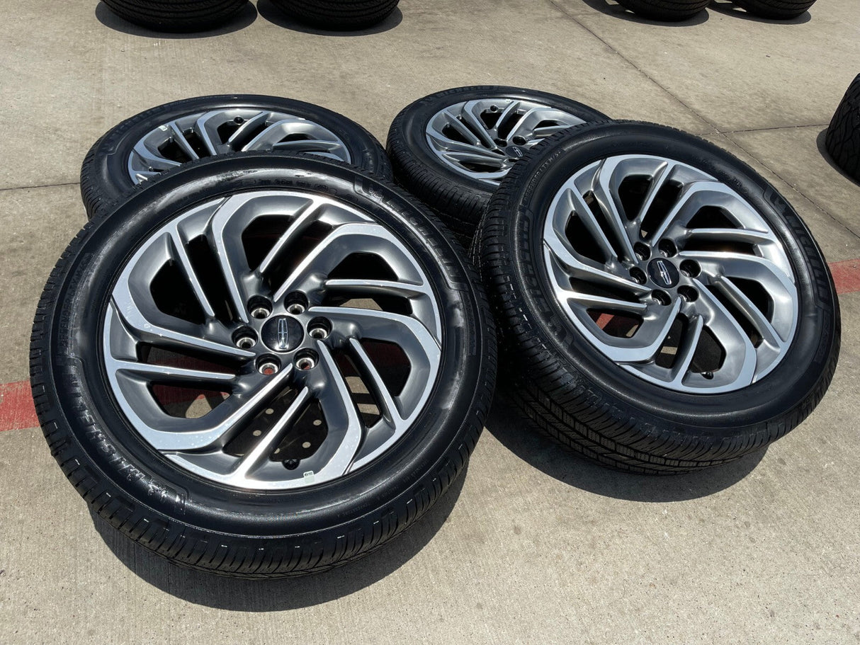 22" Lincoln Navigator OEM 94225 rims wheels BLACK LABEL 2025 2026 MICHELIN NEW Texas Truck Tire