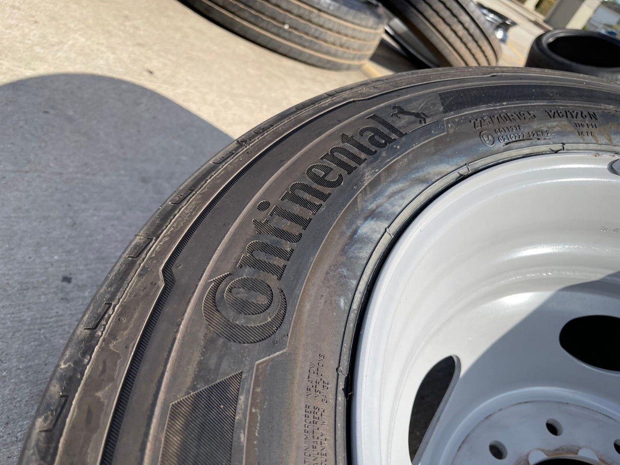 19.5" Ford F-450 Dually F-550 rims wheels RAM 4500 OEM 10x225 CONTINENTAL NEW Texas Truck Tire