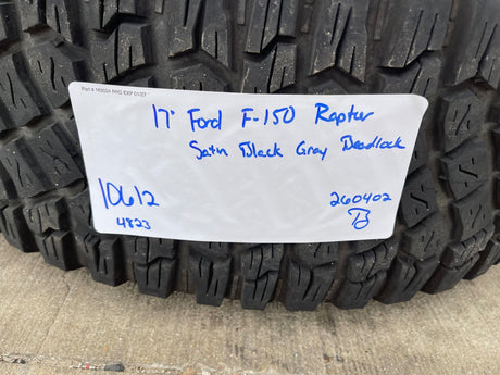 17" Ford F-150 Raptor OEM BEADLOCK 10612 rims wheels 2024 2025 2026 GOODYEAR 35" Texas Truck Tire