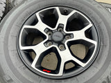 17" Jeep Wrangler Rubicon OEM 9218 wheels rims Gladiator BRIDGESTONE A/T NEW Texas Truck Tire