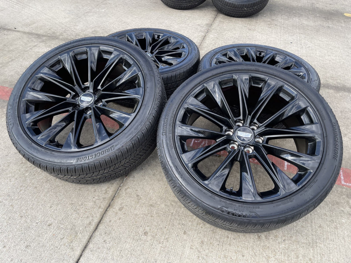 24" Cadillac Escalade V OEM ONYX wheels rims 2023 2024 2025 2026 BRIDGESTONE Texas Truck Tire