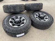 18" Ford F-250 F-350 OEM TREMOR rims wheels 10482 tires 35" DURATRAC R/T Texas Truck Tire