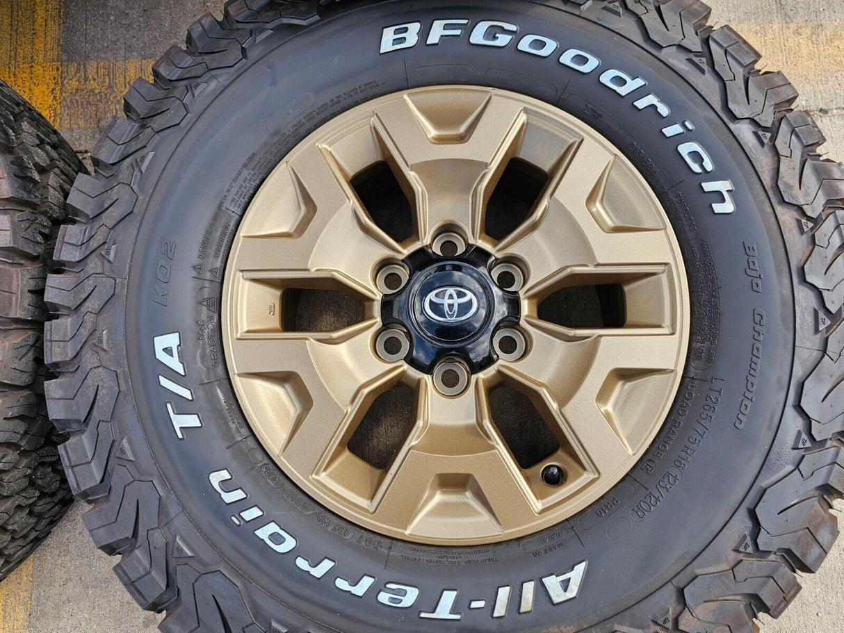 16" Toyota Tacoma TRD wheels rims 75189 OEM 4Runner FJ BFG NEW Texas Truck Tire