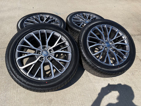 21" Jeep Grand Cherokee L OEM wheels rims 9290 Durango 2024 2025 2026 NEW Texas Truck Tire