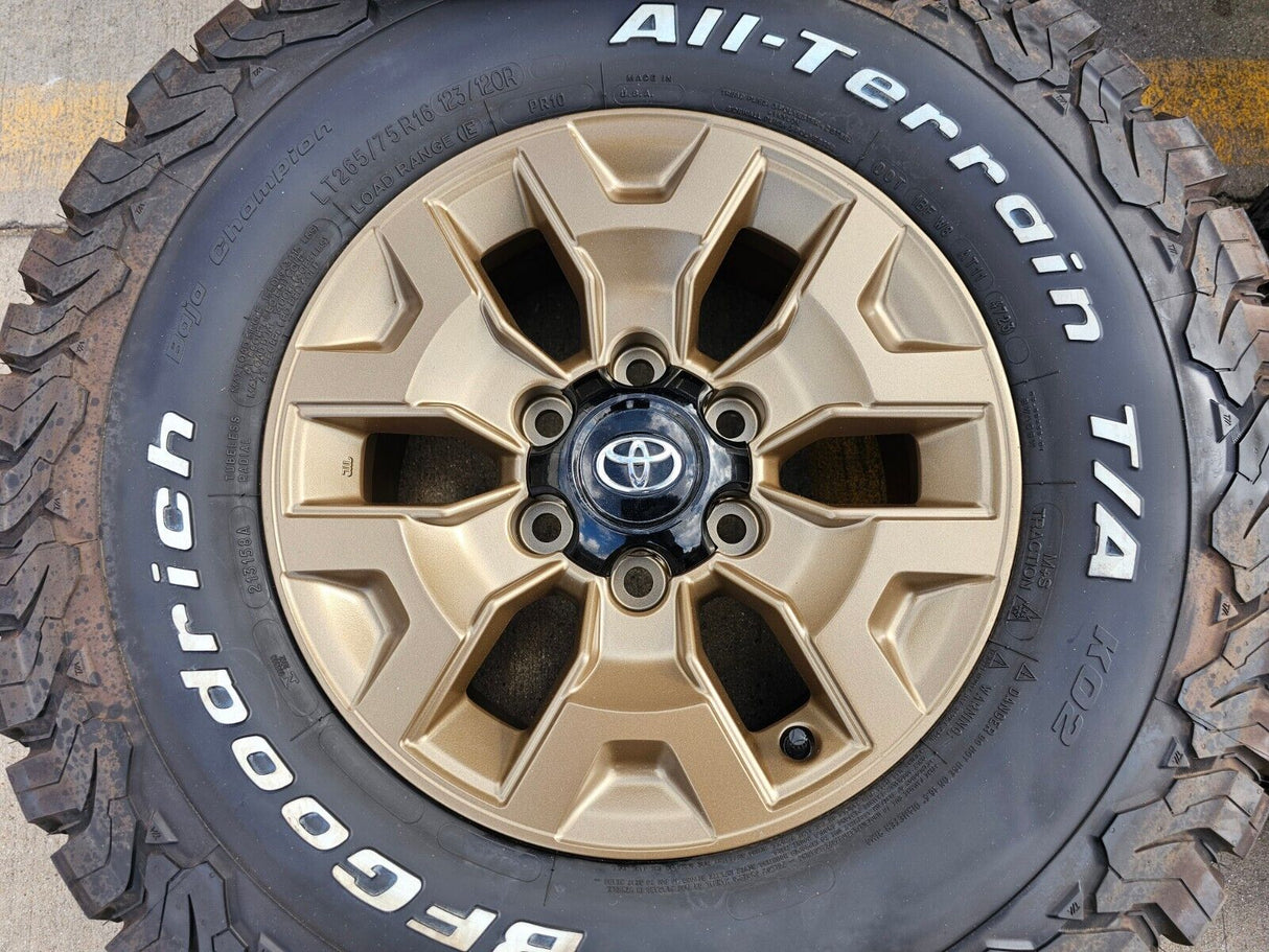 16" Toyota Tacoma TRD wheels rims 75189 OEM 4Runner FJ BFG NEW Texas Truck Tire