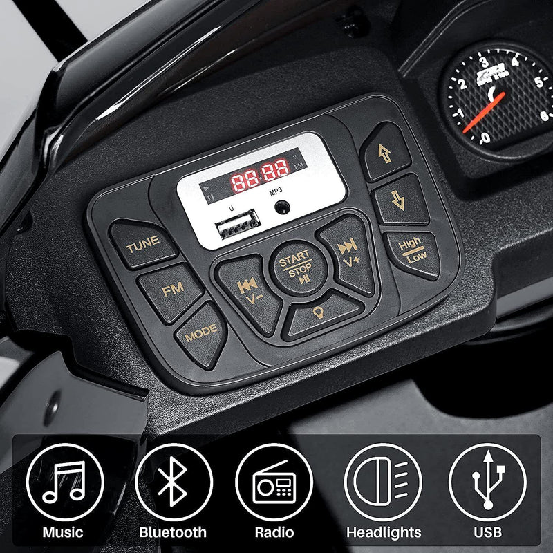 Kimbosmart 12V Children's Electric Ride-On Vehicle Powered by Battery with Remote Control