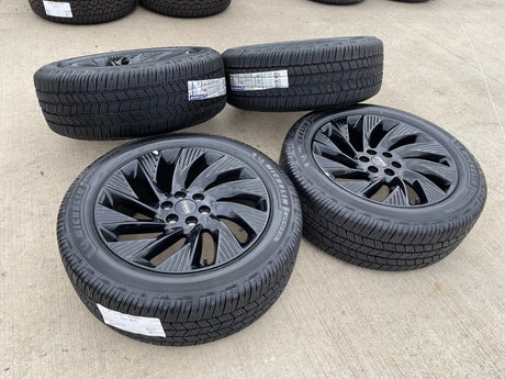 22" Lincoln Navigator OEM 10665 rims wheels BLACK LABEL 2025 2026 MICHELIN NEW Texas Truck Tire
