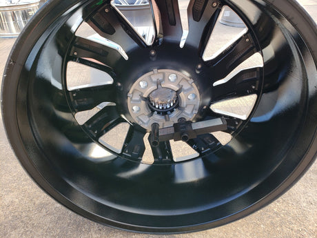 22" Chevy Silverado 1500 Tahoe Suburban OEM Replica 5907 5901 spare wheel rim Texas Truck Tire