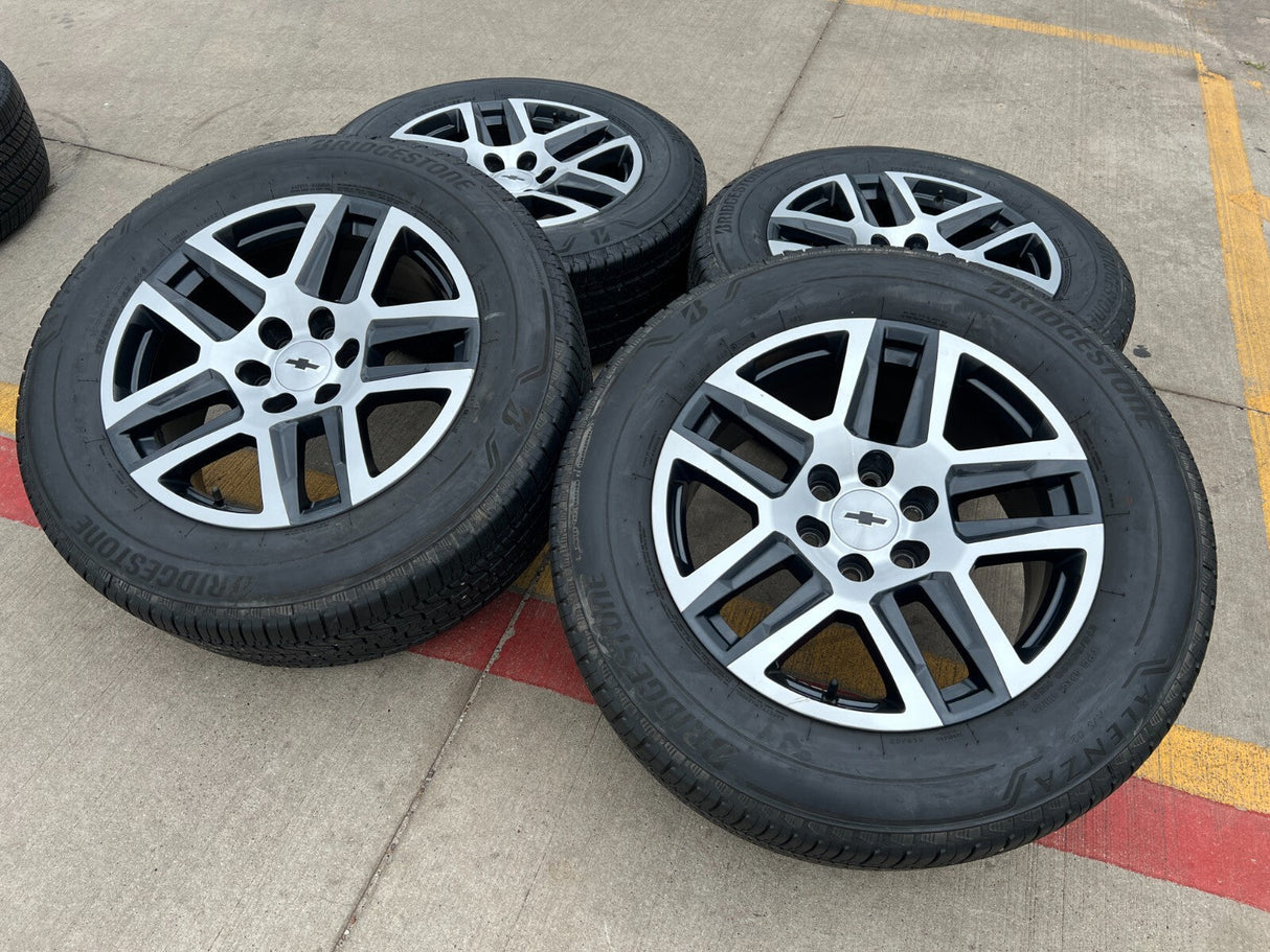 20" Chevy Silverado Tahoe ZR2 GMC OEM 5913 wheels rims tires Texas Truck Tire