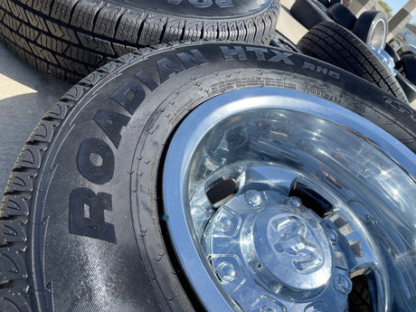 17" Dodge Ram 3500 Dually 8x200 wheels rims 2703 2704 OEM 2024 2025 2026 NEW Texas Truck Tire