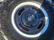 17" Ford Bronco HERITAGE Edition wheels rims white 2025 2026 GOODYEAR 35" NEW Texas Truck Tire