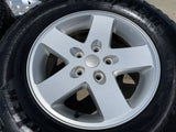 17" Jeep Gladiator OEM wheels rims 9074 Wrangler GOODYEAR TERRITORY A/T NEW Texas Truck Tire