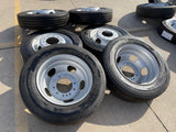 19.5" RAM 4500 5500 Ford F-450 Dually F-550 rims wheels OEM 10x225 HANKOOK NEW Texas Truck Tire