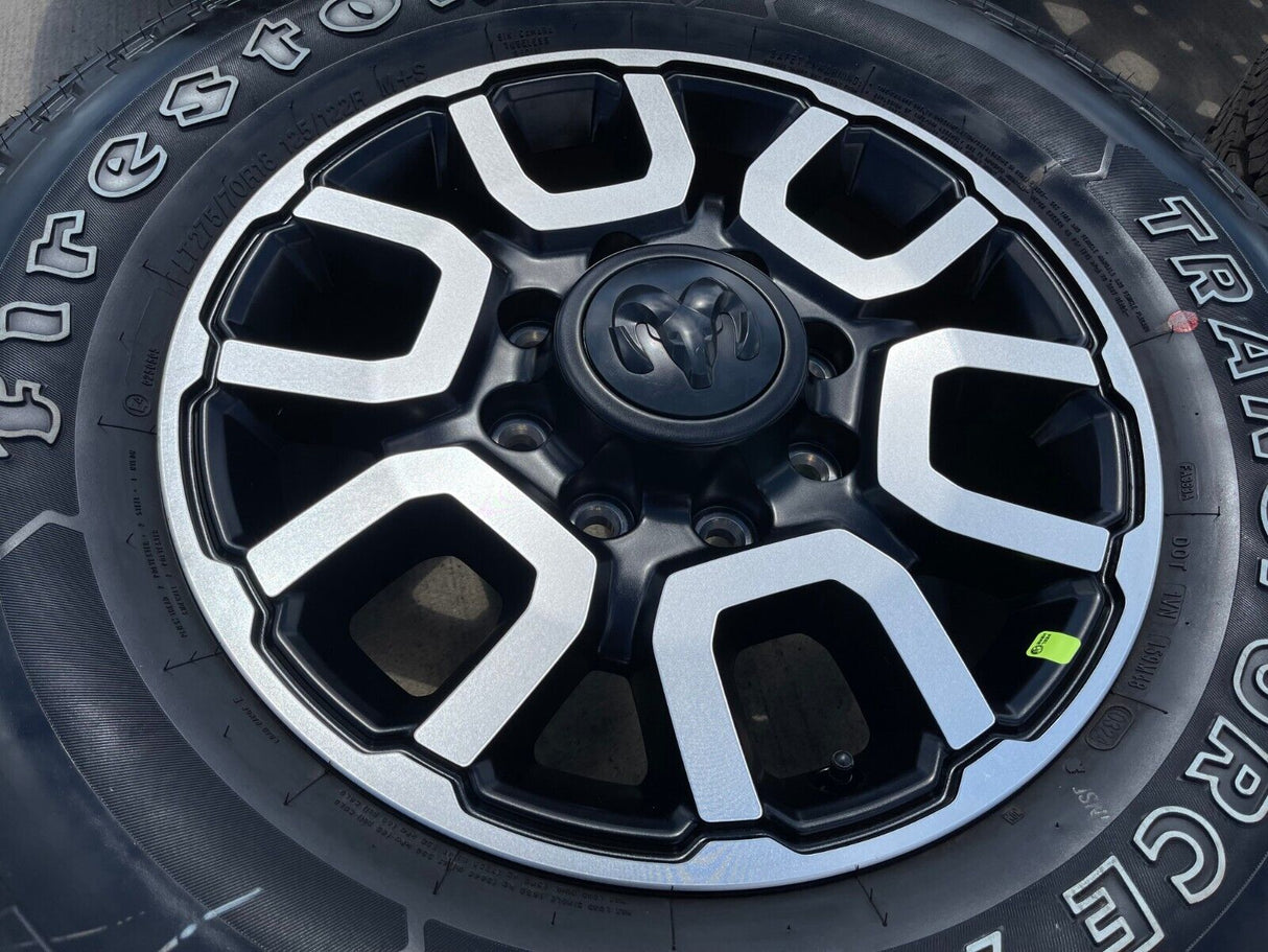 18" Ram 2500 3500 LARAMIE OEM wheels rims 2694 tires NEW 2023 2024 2025 NEW Texas Truck Tire