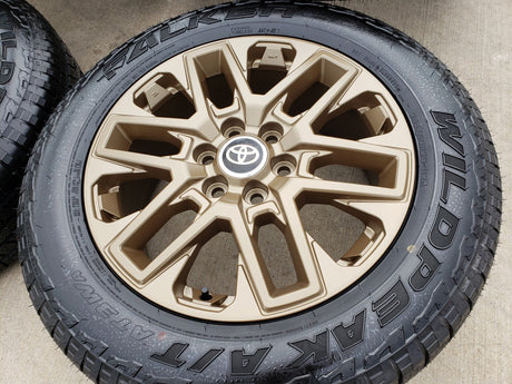 20" Toyota Tundra TRD OEM wheels rims BRONZE TSS 95295 Sequoia 2024 2025 NEW Texas Truck Tire