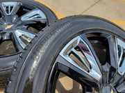 22" Chevy Tahoe RST OEM wheels rims 96951 Silverado Suburban tires Texas Truck Tire