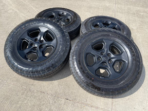 17" Jeep Wrangler Gladiator RUBICON OEM 9236 wheels rims tires NEXEN DISCOUNTED Texas Truck Tire