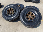 17" Ford F-150 Raptor OEM BEADLOCK rims wheels BRONZE 10459 95210 BFG 37" NEW Texas Truck Tire