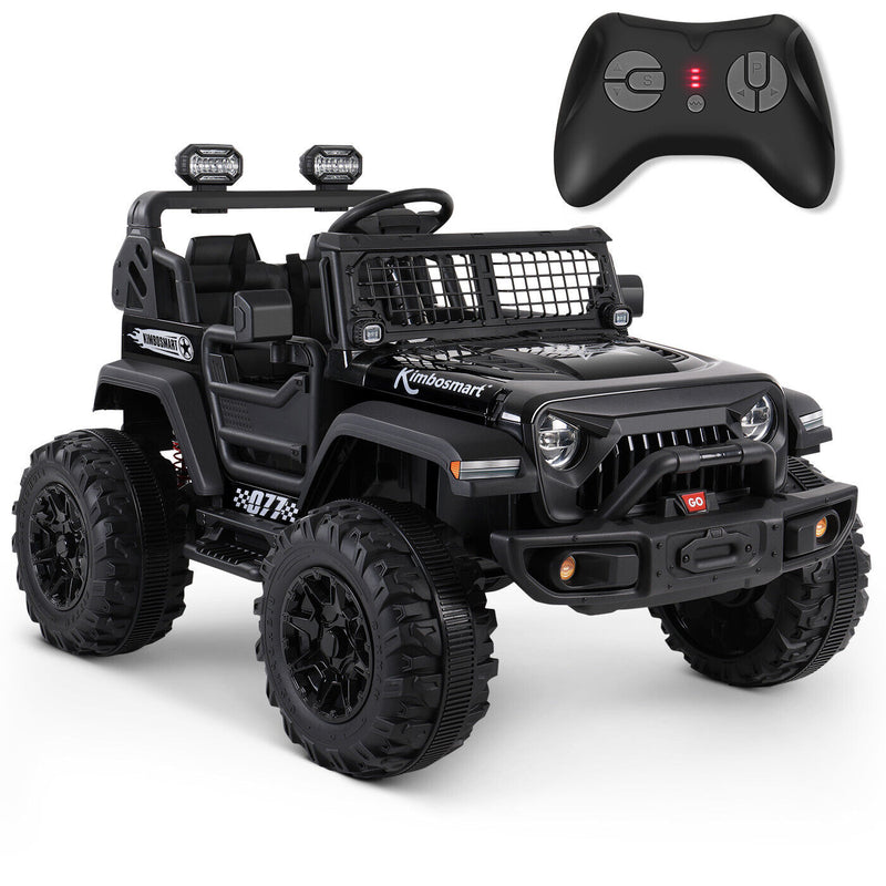 Kimbosmart 24V Electric Children's Ride On Truck Car Toy Battery Powered with 3 Speeds and Remote Control