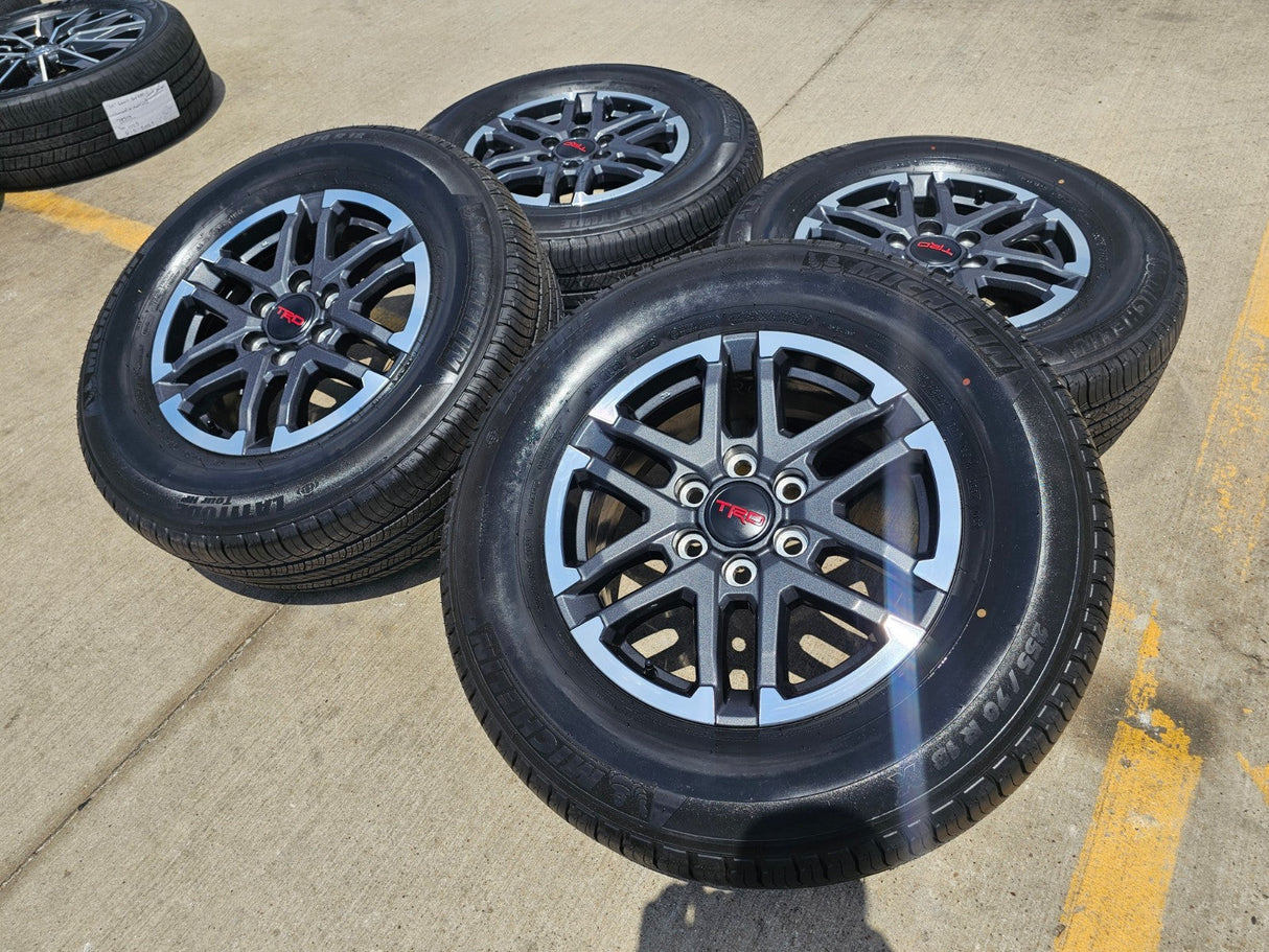 18" Toyota Tacoma 4Runner TRD OEM 10641 wheels rims 2024 2025 2026 NEW MICHELIN Texas Truck Tire