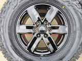 17" Ford F-150 OEM black Tremor rims wheels tires 10339 A/T4 2024 2025 2026 NEW Texas Truck Tire