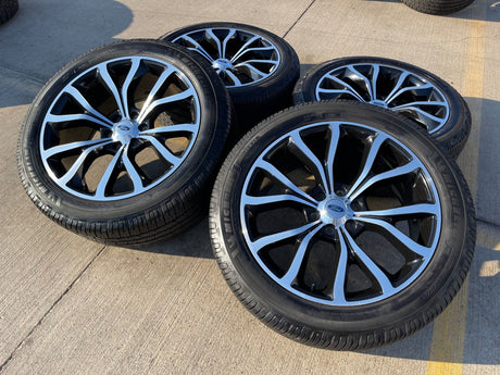 22" Ford F-150 LIMITED OEM replica rims wheels 10145 Expedition MICHELIN Texas Truck Tire