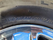 18" Dodge Ram 2500 3500 STEEL chrome OEM 2473 wheels rims MICHELIN LTX A/T2 Texas Truck Tire