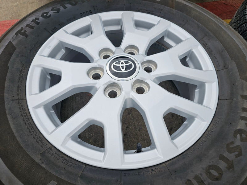 17" Toyota Tacoma 4Runner TRD OEM 94254 10637 wheels rims 2025 2026 FIRESTONE Texas Truck Tire