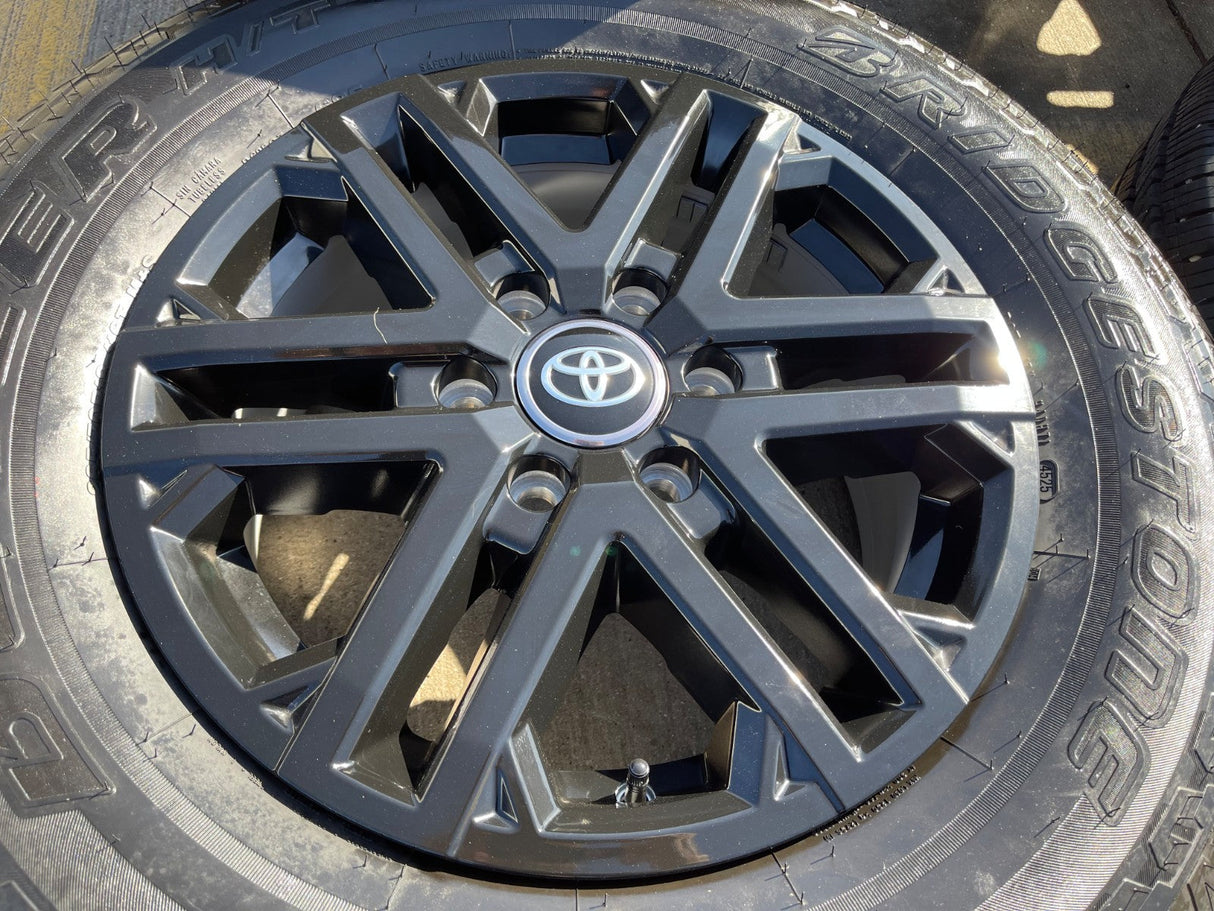 18" Toyota Tundra Sequoia TRD OEM wheels rims 75281 Lexus GX550 LX600 NEW 2026 Texas Truck Tire