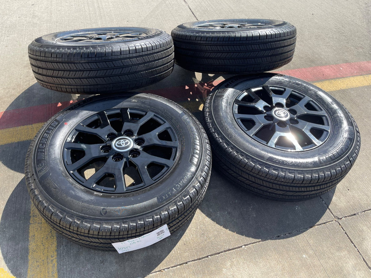 17" Toyota Tacoma 4Runner TRD OEM 10637 94254 wheels rims 2025 2026 NEW MICHELIN Texas Truck Tire