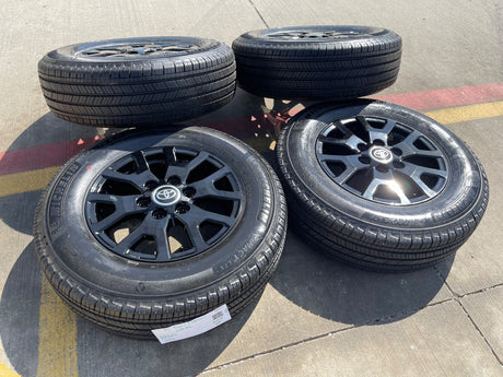 17" Toyota Tacoma 4Runner TRD OEM 10637 94254 wheels rims 2025 2026 NEW MICHELIN Texas Truck Tire