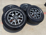 17" Toyota 4Runner Tacoma TRD OEM 94254 10637 wheels rims 2024 2025 2026 NEW Texas Truck Tire