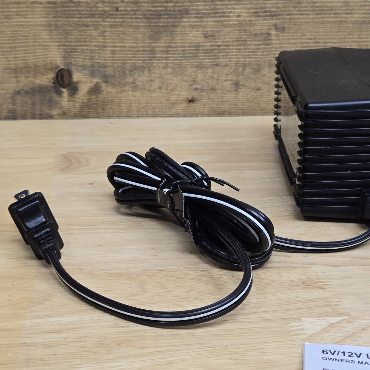 Universal 6/12V Battery Charger for Ride-On Vehicles and Toys