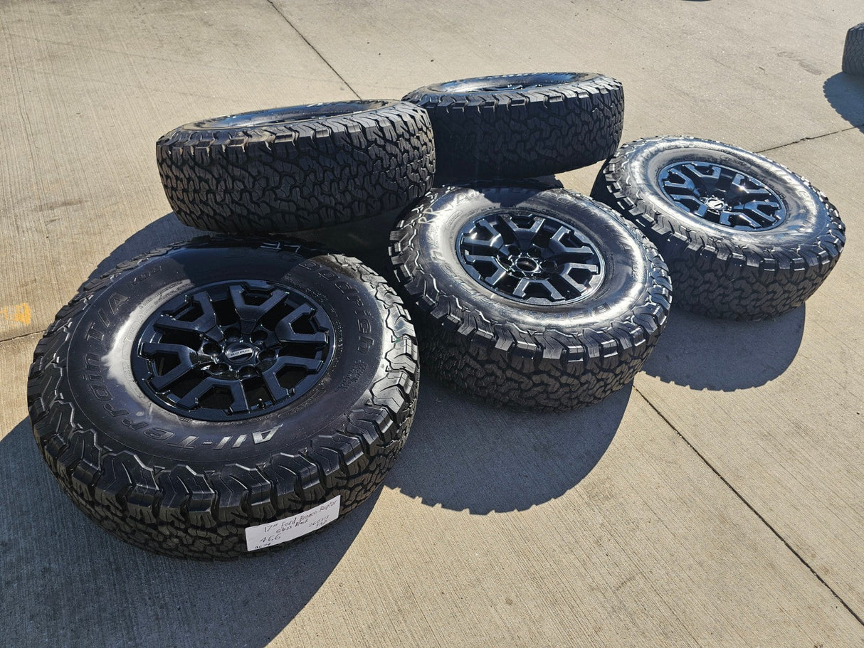 17" Ford F-150 Raptor Bronco OEM rims wheels BFG 10461 tires 2025 2026 BFG NEW Texas Truck Tire