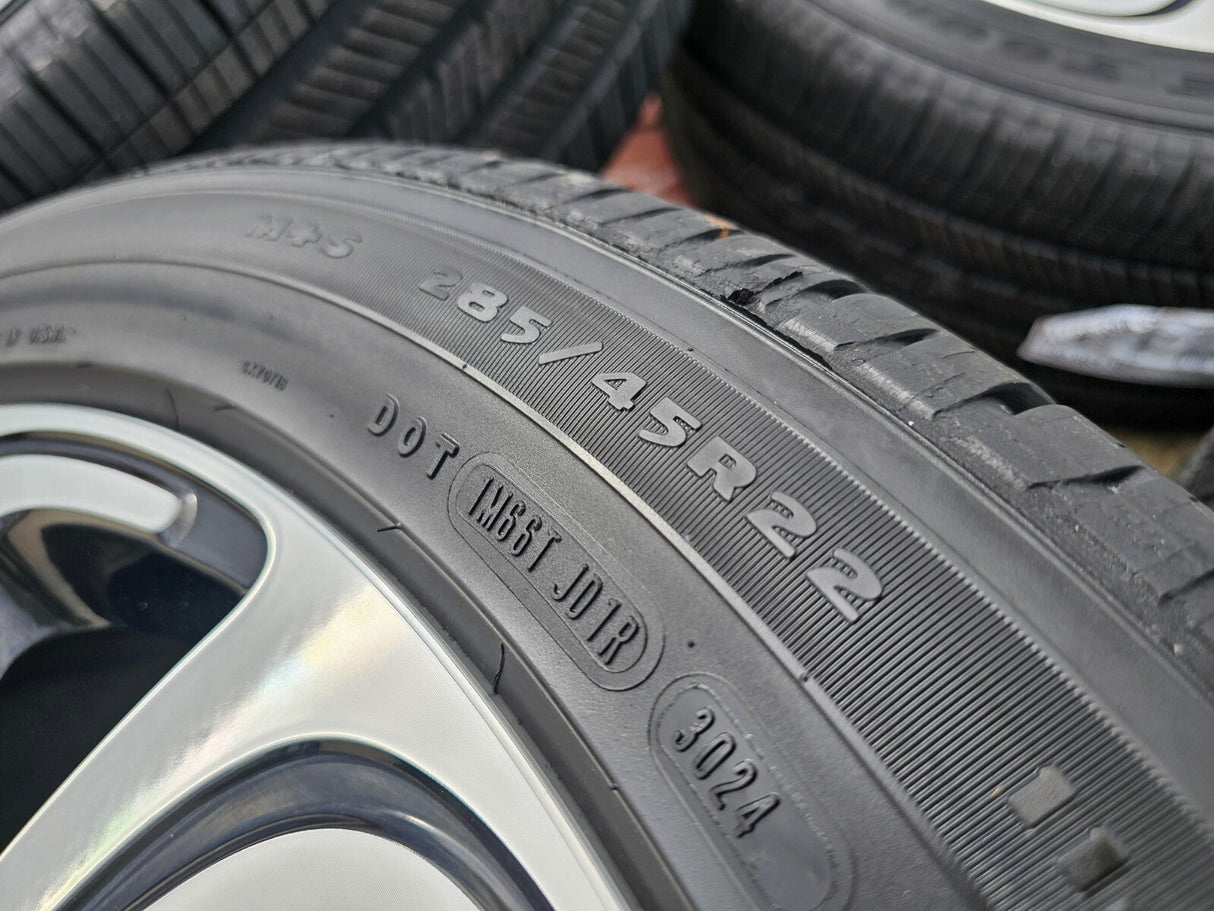 22" Lincoln Navigator OEM rims wheels 10497 Black Label 2023 2024 2025 2026 NEW Texas Truck Tire