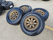17" 4Runner Toyota Tacoma OEM BRONZE wheels rims FJ FALKEN WILDPEAK A/T4 NEW Texas Truck Tire