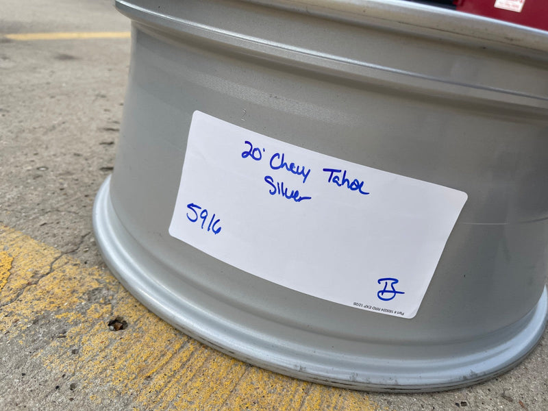 20" Chevy Silverado 1500 Tahoe Suburban OEM 5915 5916 wheel rim Texas Truck Tire
