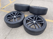 19" VW Passat Golf GTI Jetta OEM 70002 Salvador black wheels rims Texas Truck Tire