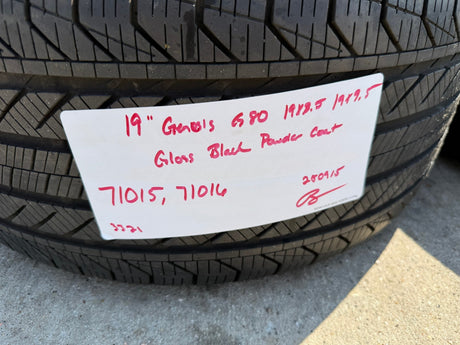 19" Hyundai Genesis G70 G80 G90 OEM 71015 71016 wheels rims 2024 2025 2026 NEW Texas Truck Tire
