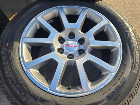 20" GMC Sierra Yukon DENALI OEM wheels rims 5699 5644 MICHELIN DEFENDER LTX M/S2 Texas Truck Tire
