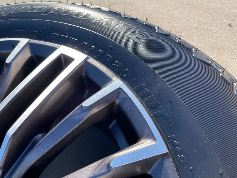 20" GMC Sierra Yukon Chevy Silverado OEM wheels rims 2024 2025 2026 NEW Texas Truck Tire