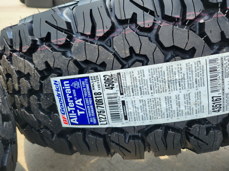18" Chevy Silverado Trail Boss 2500 3500 OEM 5959 wheels rims NEW BFG KO3 A/T Texas Truck Tire