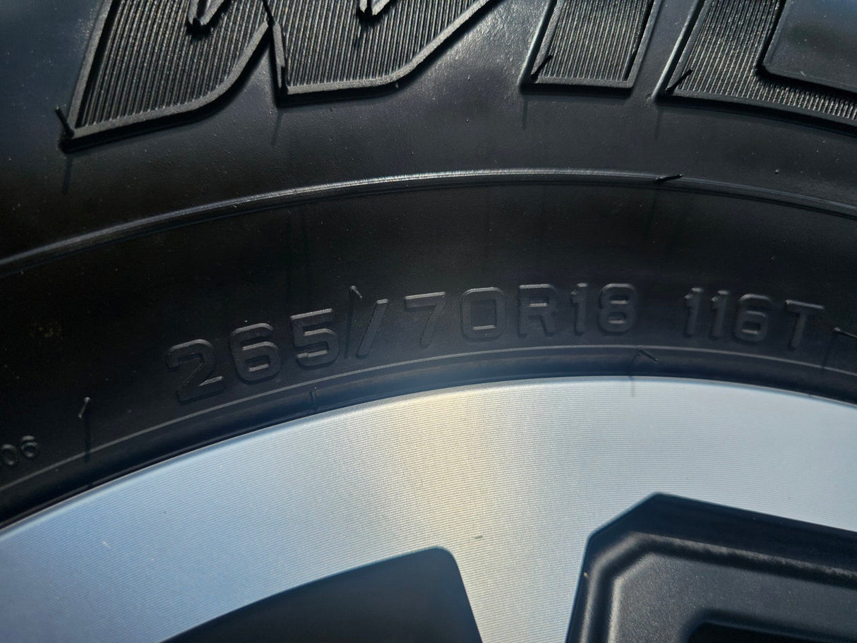 18" Toyota Tacoma 4Runner TRD OEM wheels rims 94199 A/T NEW 2025 2026 Texas Truck Tire