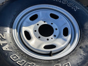 17" Ford F-250 F-350 OEM 3828 wheels rims tires HANKOOK DYNAPRO A/T2 35" Texas Truck Tire
