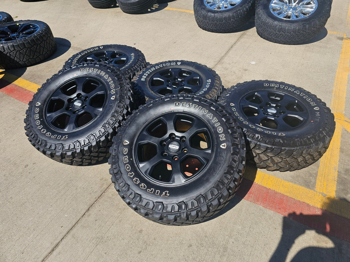 17" Ford Bronco wheels rims 10384 OEM Ranger 2023 2024 2025 2026 FIRESTONE NEW Texas Truck Tire