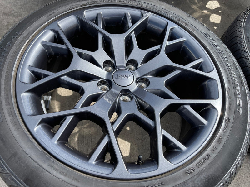 21" Jeep Grand Cherokee L OEM wheels rims 9291 Durango tires CONTINENTAL Texas Truck Tire